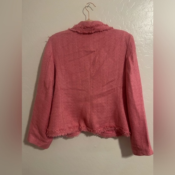 David Loren Pink Tweed Blazer Size M - Picture 2 of 2